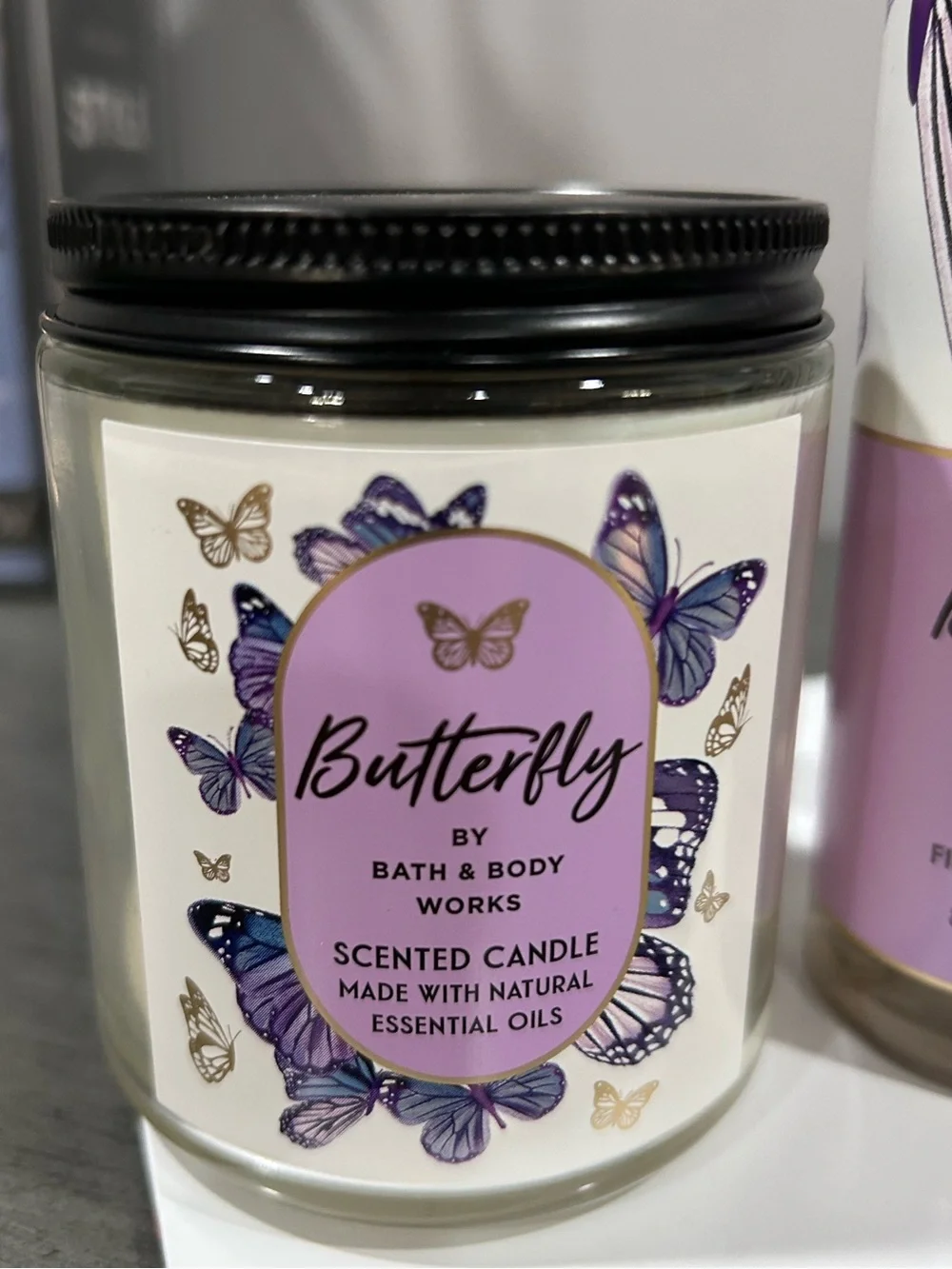 Bath & Body Works Butterfly Fragrance Mist & Candle Set